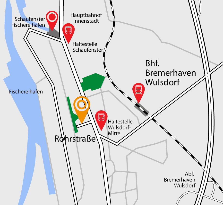 Anfahrtskarte